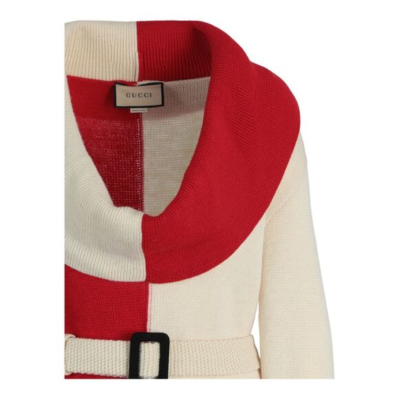 Gucci Chunky Wool Belted Sweater - Picture 3 of 4